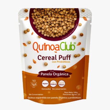 Cereal Puff probióticos con Panela orgánica
